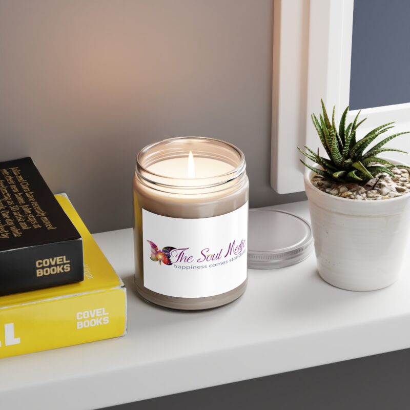 Aromatherapy Candle - The Soul Medic, Happiness Comes Standard - 9oz Scented Candle - Image 4