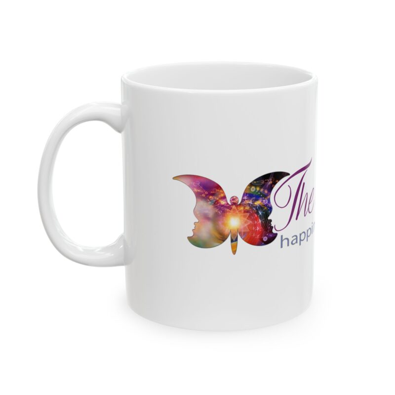 Inspirational Ceramic Mug - "The Soul Mate: Happiness Comes Standard" - Image 3