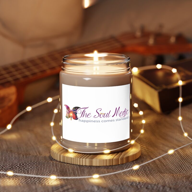 Aromatherapy Candle - The Soul Medic, Happiness Comes Standard - 9oz Scented Candle - Image 3