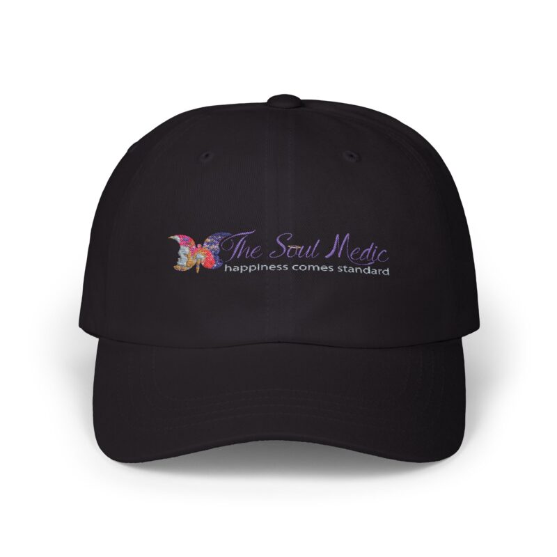 The Soul Medic Classic Dad Cap - Happiness Comes Standard White Hat - Image 5