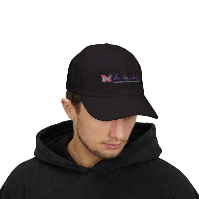 The Soul Medic Classic Dad Cap - Happiness Comes Standard White Hat - Image 7