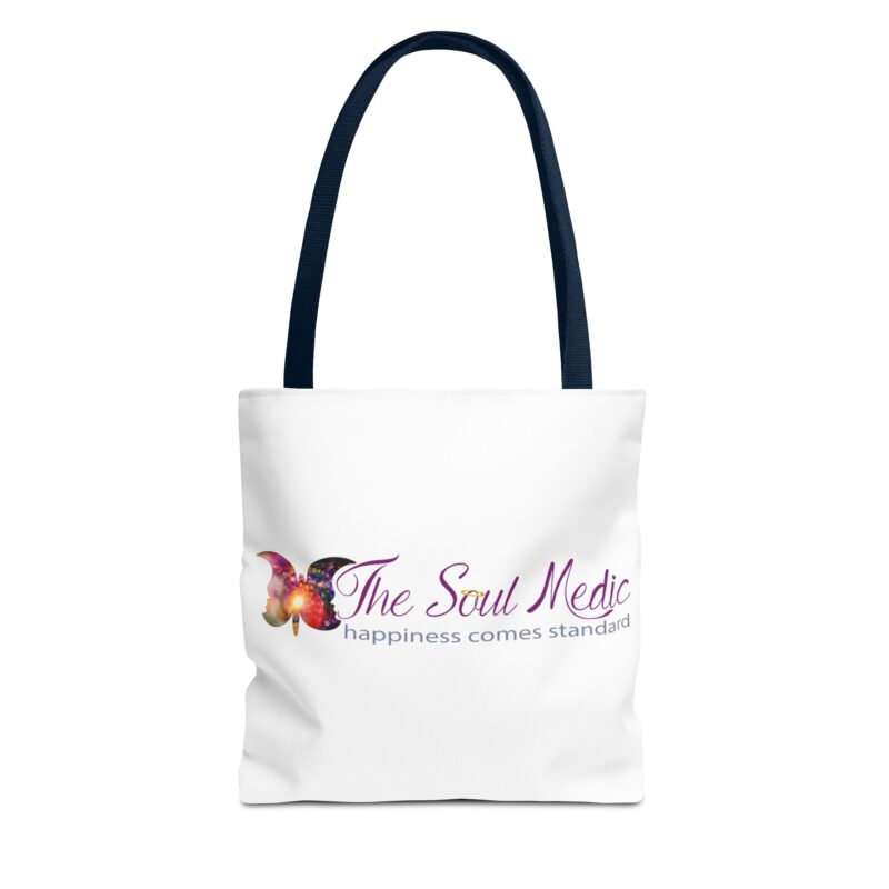 Inspirational Tote Bag - "The Soul Medic: Happiness Comes Standard" - Image 17