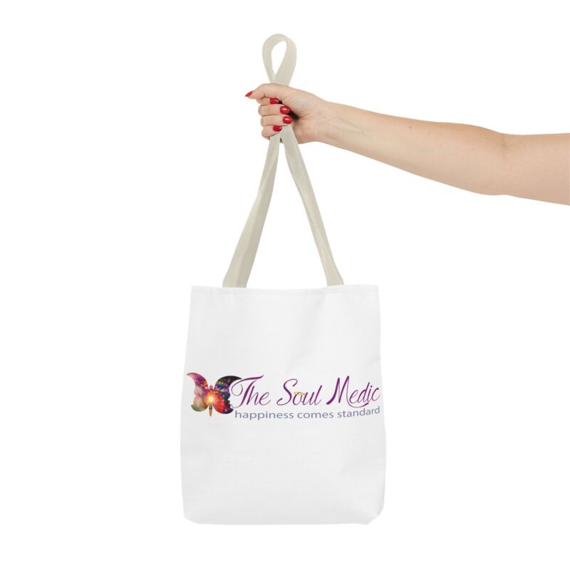 Inspirational Tote Bag - "The Soul Medic: Happiness Comes Standard" - Image 16