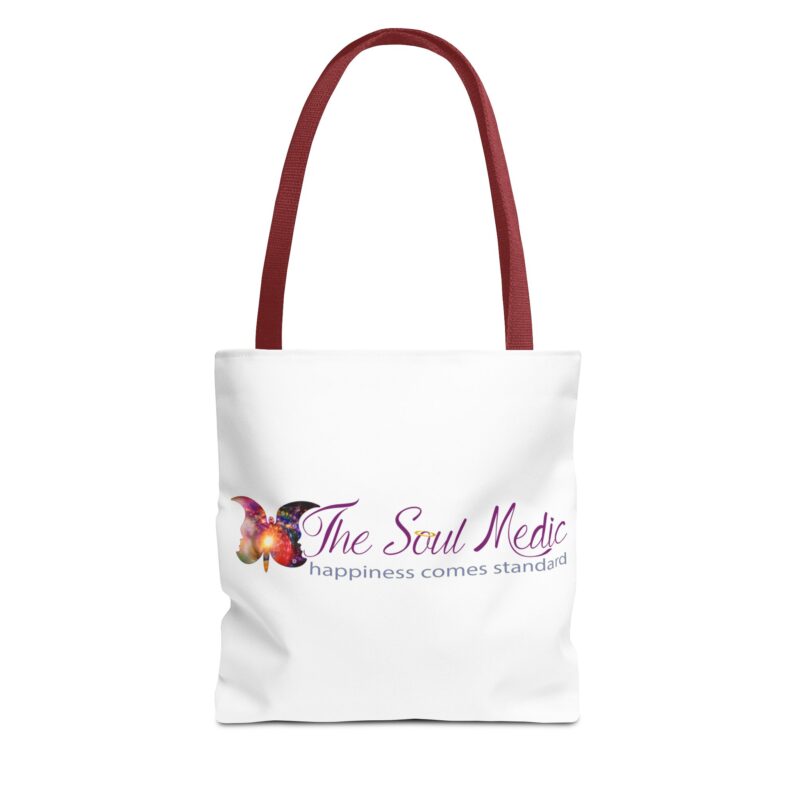 Inspirational Tote Bag - "The Soul Medic: Happiness Comes Standard" - Image 5